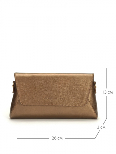 XL-625-64 золотая сумка женская (кожа) Jane's Story