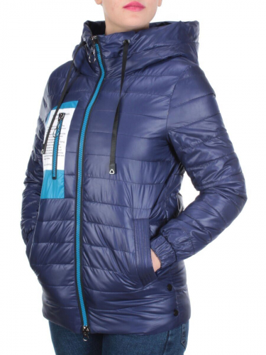 D001 DARK BLUE Куртка демисезонная женская (100 гр. синтепон) размер S - 42 российский