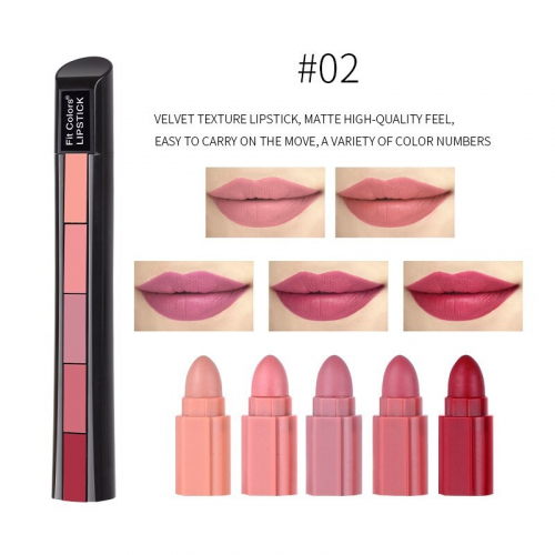 Копии Набор мини-помад Fit Colors 5 In 1 Matte Lipstick Set