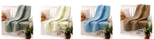 1290р. 2190р.Плед Однотонный с шерстью Детский Коричневый принт (одеяло, покрывало)
