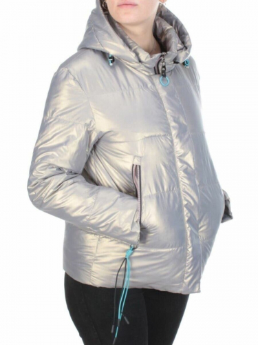 8262 SILVER Куртка демисезонная женская BAOFANI (100 гр. синтепон) размер 46