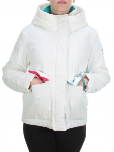 D003 WHITE Куртка демисезонная женская (100 гр. синтепон) размер M (44) - 50 российский