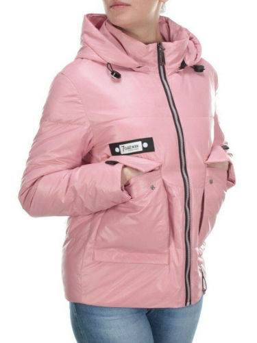 8267 PINK Куртка демисезонная женская BAOFANI (100 гр. синтепон) размер 48/50 идет на 48российский