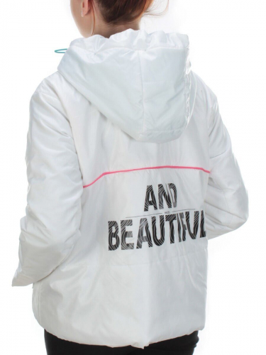 008 WHITE Куртка демисезонная женская (100 гр. синтепон) размер L(46) - 52 российский