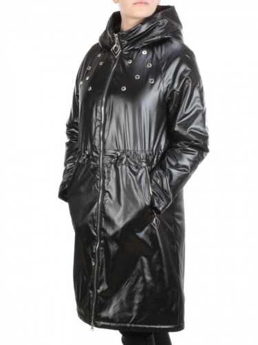 F03 BLACK Пальто демисезонное женское (100 гр. синтепон) размер 42