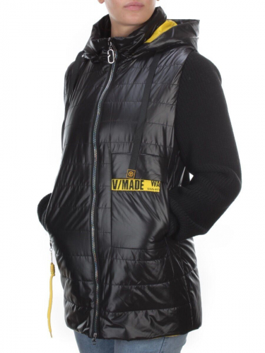 8255 BLACK Куртка демисезонная женская BAOFANI (100 гр. синтепон) размер 46