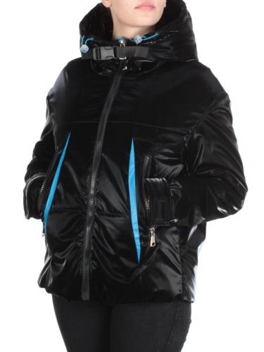 D004 BLACK Куртка демисезонная женская (100 гр. синтепон) размер M (44) - 50 российский