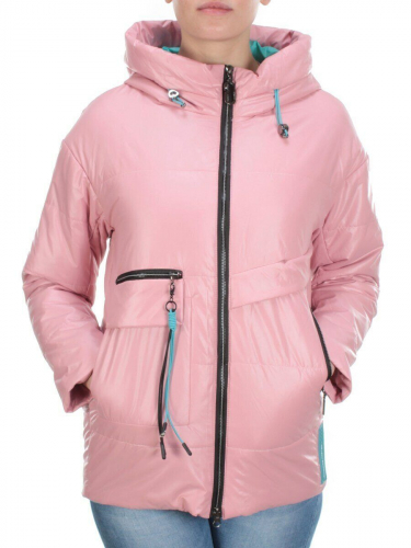 8256 PINK Куртка демисезонная женская BAOFANI (100 гр. синтепон) размер 48/50 идет на 48российский