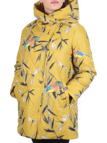 806 YELLOW Куртка демисезонная женская (100 гр. синтепон) размер 48