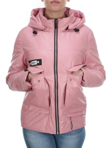8267 PINK Куртка демисезонная женская BAOFANI (100 гр. синтепон) размер 48/50 идет на 48российский
