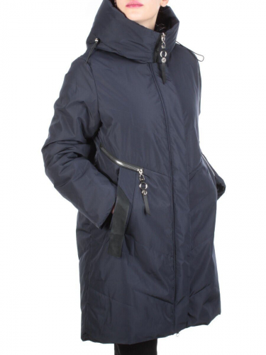 Z619-1 DARK BLUE Куртка демисезонная женская (100 гр. синтепон) размер 48 российский