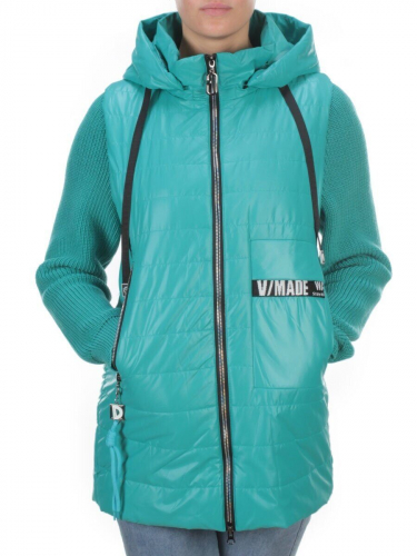 8255 TURQUOISE Куртка демисезонная женская BAOFANI (100 гр. синтепон) размер 46