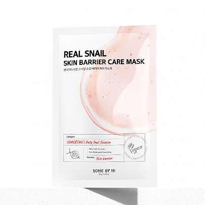 Маска тканевая SOME BY MI REAL SNAIL SKIN BARRIER CARE MASK 1 шт