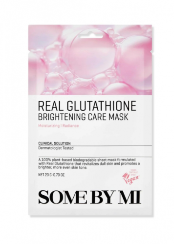 Маска тканевая SOME BY MI REAL GLUTATHIONE BRIGHTENING CARE MASK 1шт