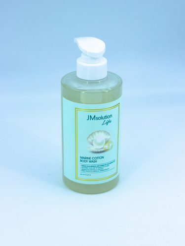 JMSOLUTION - ГЕЛЬ ДЛЯ ДУША С ЭКСТРАКТОМ МОРСКОГО ШЕЛКА LIFE MARINE COTTON BODY WASH, 500 МЛ