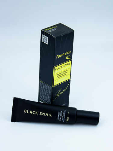 FARMSTAY - КРЕМ ДЛЯ ВЕК И ГЛАЗ С МУЦИНОМ ЧЕРНОЙ УЛИТКИ BLACK SNAIL PREMIUM EYE CREAM, 50 ML