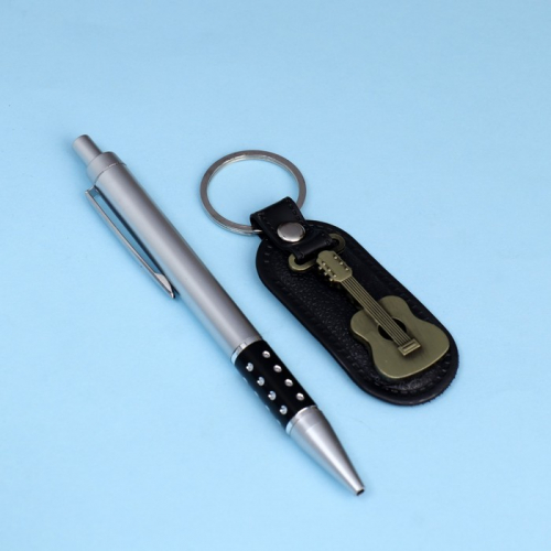 Набор подарочный 2в1 (ручка, брелок-гитара)