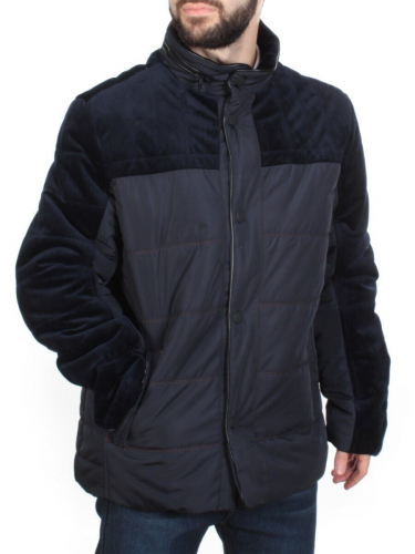 J8201B DEEP BLUE Куртка мужская зимняя NEW B BEK (150 гр. холлофайбер) размер 2XL - 52 идет на 48российский