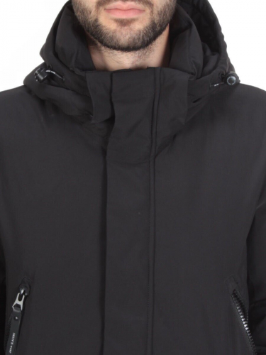 4009 BLACK Куртка мужская зимняя ROMADA (200 гр. холлофайбер) размер 46