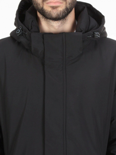 4014 BLACK Куртка мужская зимняя ROMADA (200 гр. холлофайбер) размер 48