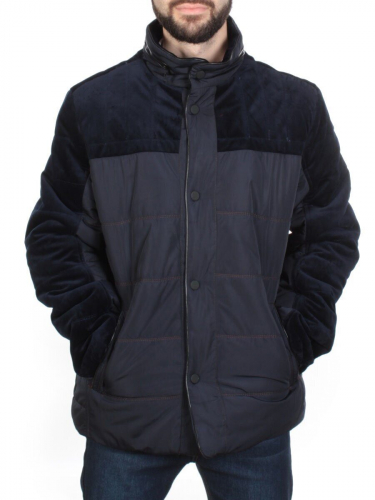 J8201B DEEP BLUE Куртка мужская зимняя NEW B BEK (150 гр. холлофайбер) размер 2XL - 52 идет на 48российский