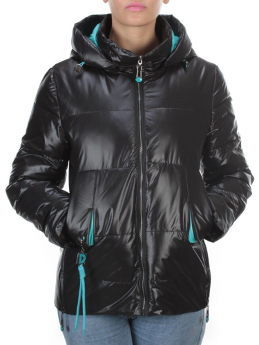 8268 BLACK Куртка демисезонная женская BAOFANI (100 гр. синтепон) размер 42 - российский