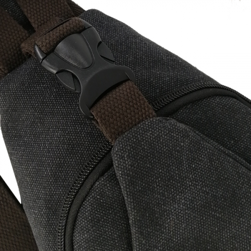 Рюкзак с USB портом (1 лямка) Borgo Antico. 6165 black