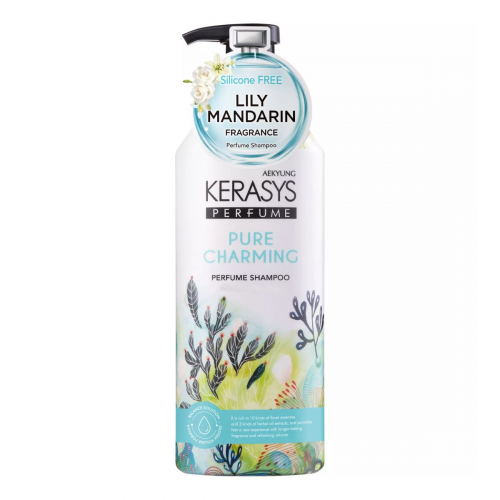 KeraSys Шампунь для сухих и ломких волос парфюмированный / Pure & Charming Perfumed Shampoo, 600 мл