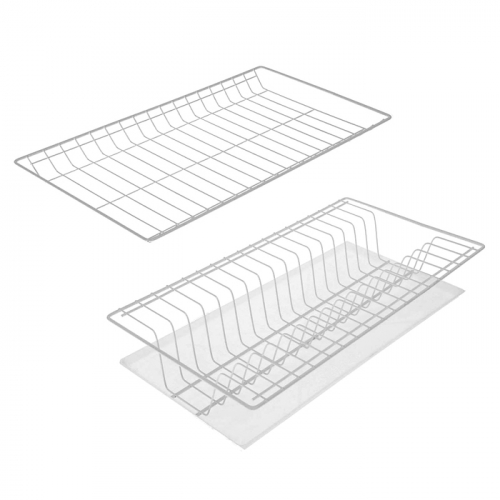 Комплект посудосушителей с поддоном для шкафа 50 см, 46,5×26,5 см, цвет белый