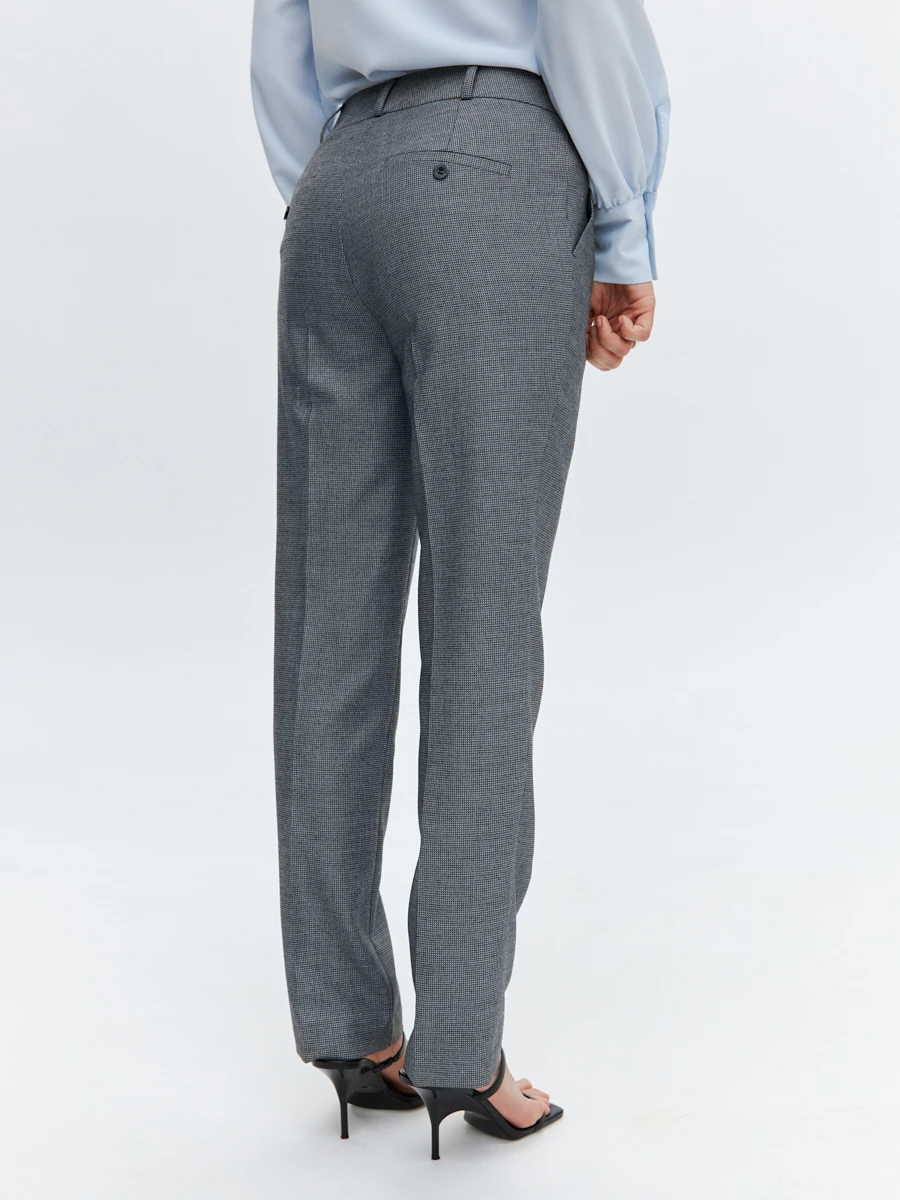 Прямые брюки со средней посадкой Синий 15.019.9254.129.1