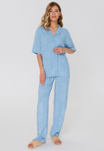 0120298034	Комплект жен.(блузка и брюки) Limbe цветной	Pajamas
