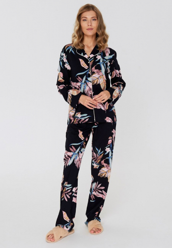 0120298033	Комплект жен.(блузка и брюки) Yako цветной	Pajamas