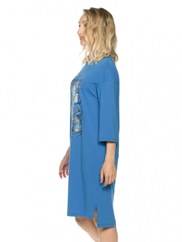PFDJ6810 Платье женское Синий(41)