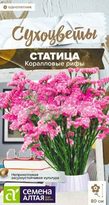 Цветы Статица Коралловые рифы (0,05 г) Семена Алтая