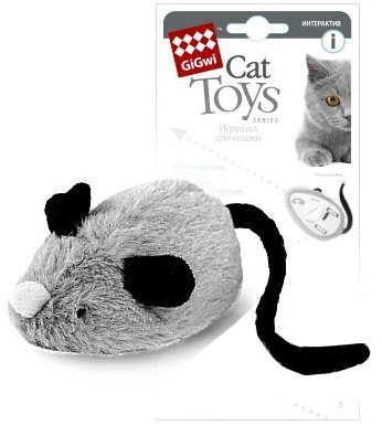 GiGwi Игрушка для кошек, Интерактивная мышка