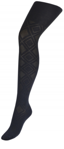 Колготки Para Socks K2D12 Ажур Темно-серый 158-164