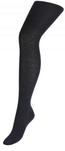 Колготки Para Socks K2D11 Ажур Темно-серый 158-164