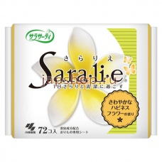 Sara-li-e Ежедневные гигиенические прокладки, цветочный аромат, 14 см, 72 шт (4987072038888)