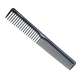 Dewal Расческа рабочая для волос / Nano СО-6045, 18,5 см, пластик, черный