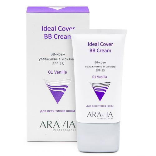 Aravia BB-крем увлажняющий SPF-15 Ideal / Cover BB-Cream Vanilla 01