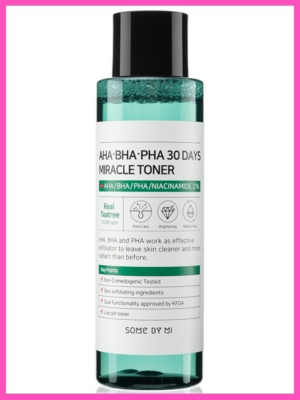 Some By Mi AHA-BHA-PHA 30 Days Miracle Toner Кислотный очищающий тоник для проблемной кожи 150мл