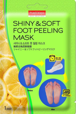 Purederm / Пилинг- носочки Shiny & Soft Foot Peeling Mask