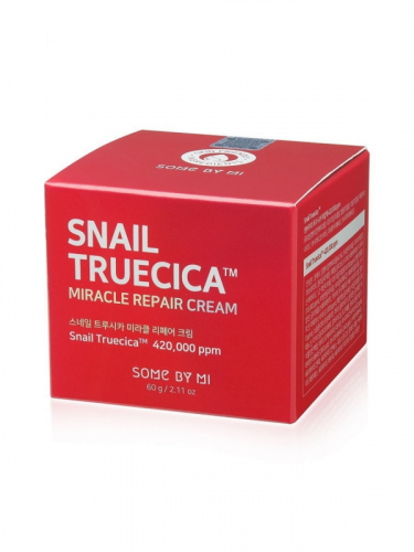 Some By Mi Snail Truecica Miracle Repair Cream Восстанавливающий крем с муцином улитки 60мл