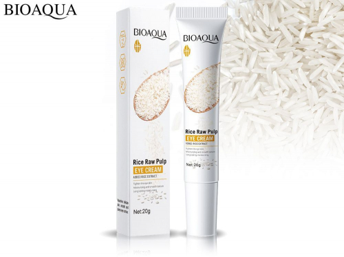 Крем для кожи вокруг глаз с экстрактом риса Bioaqua Rice Raw Pulp Eye Cream, 20мл