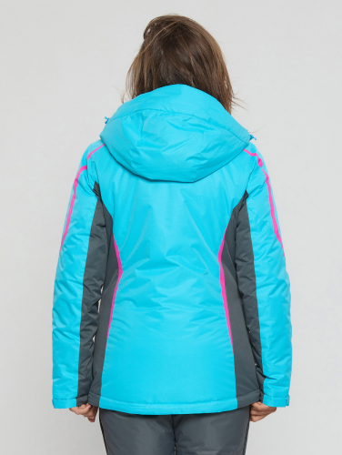 Горнолыжная куртка женская голубого цвета 552002Gl