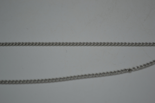 Цепочки родиевое покрытие тонкое плетение серебро 1 м
