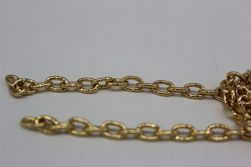 Цепочки родиевое покрытие крупное плетение золото 1 м