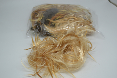 Резинка из искуственных волос 12 шт ассорти