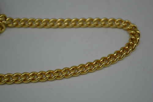 Цепочки родиевое покрытие среднее плетение золото 1 м