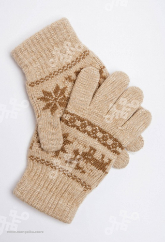 Перчатки взрослые из монгольской шерсти         (арт. 04126), ООО МОНГОЛКА